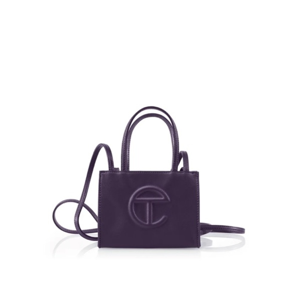 Telfar Small Shopping Bag in Eggplant